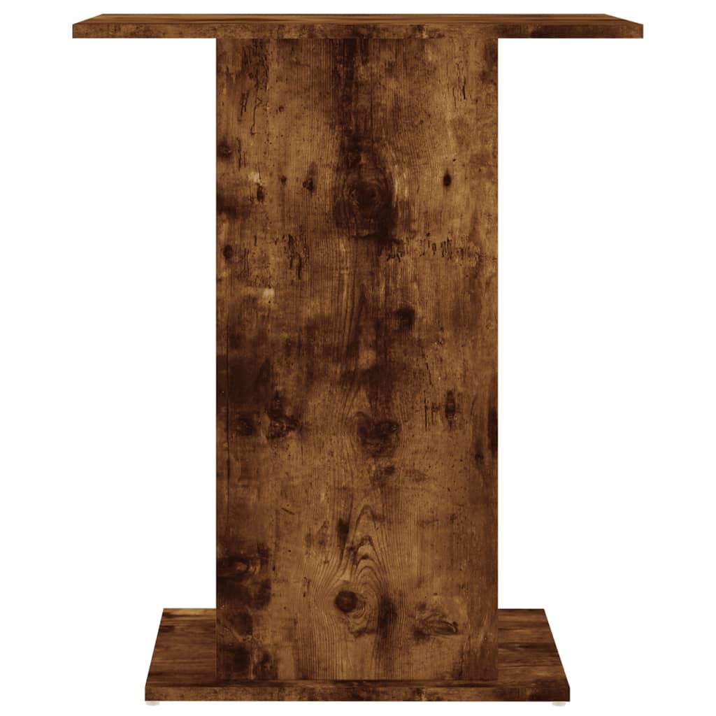 Aquarium Stand Smoked Oak 60.5x36x72.5 cm Engineered Wood