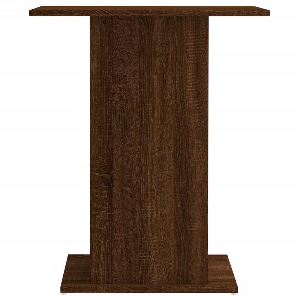 Aquarium Stand Brown Oak 60.5x36x72.5 cm Engineered Wood