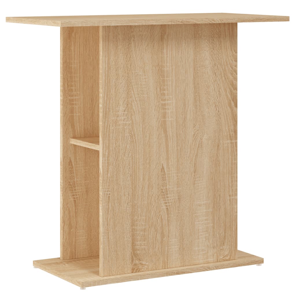 Aquarium Stand Sonoma Oak 75x36x72.5 cm Engineered Wood