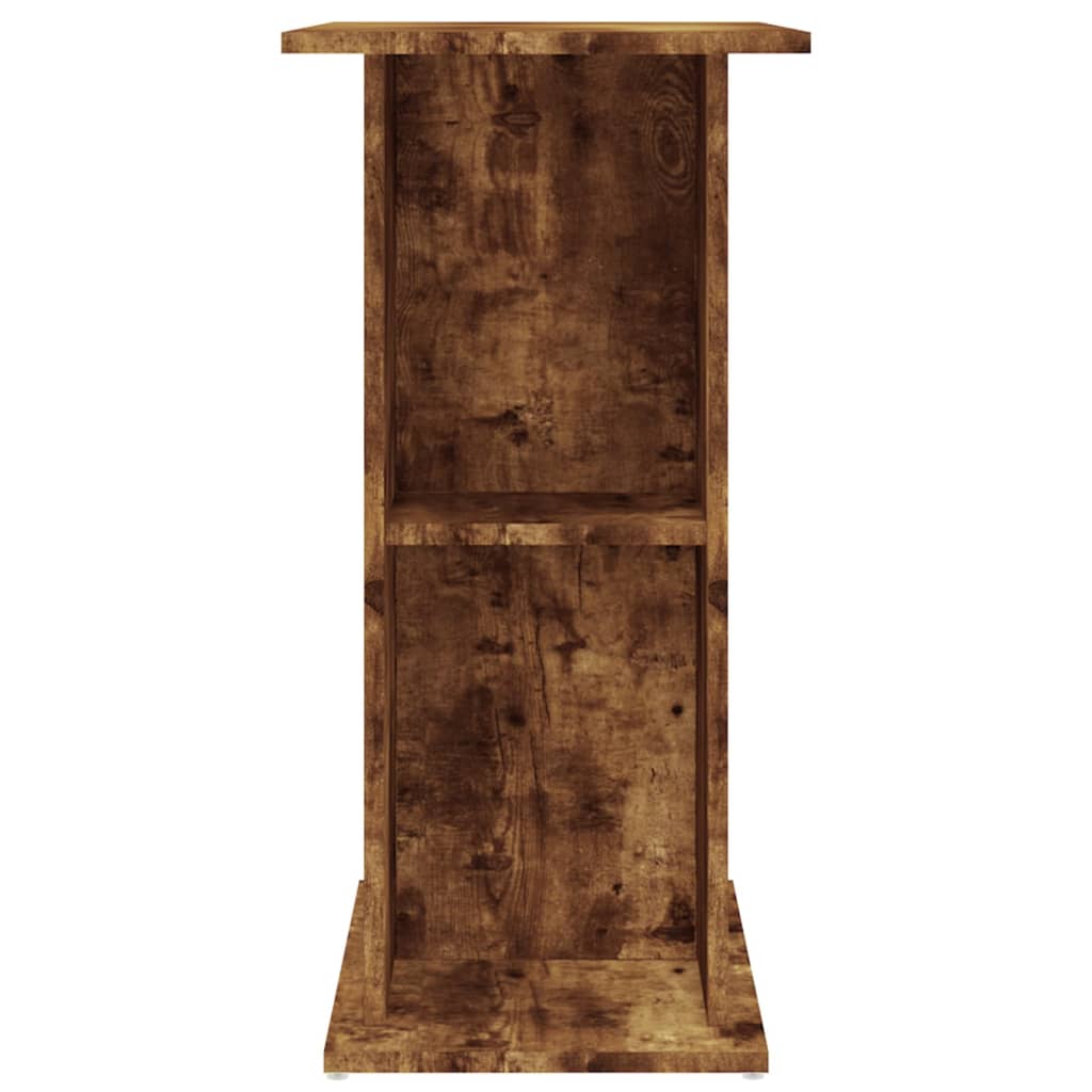 Aquarium Stand Smoked Oak 75x36x72.5 cm Engineered Wood