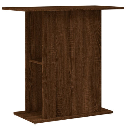 Aquarium Stand Brown Oak 75x36x72.5 cm Engineered Wood