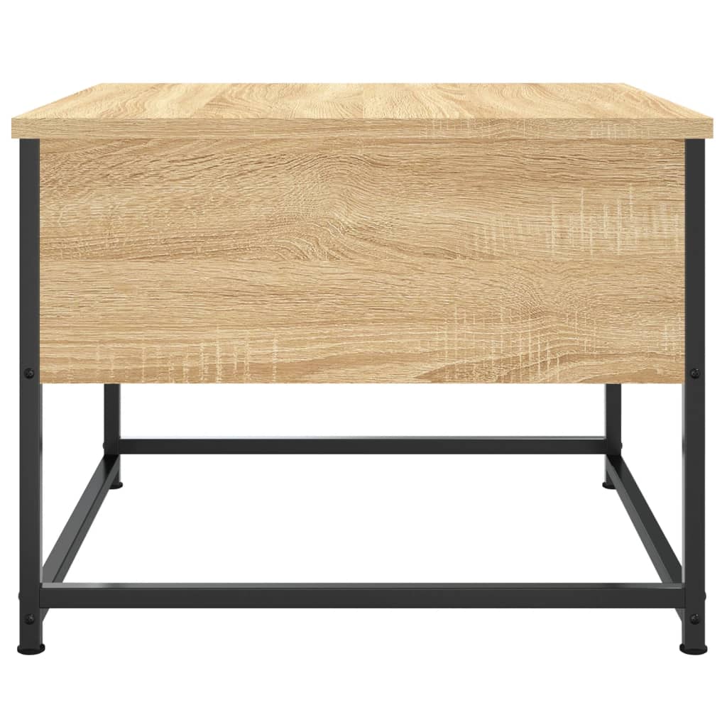 Coffee Table Sonoma Oak 51x51x40 cm Engineered Wood