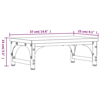 Monitor Stand Sonoma Oak 37x23x14 cm Engineered Wood