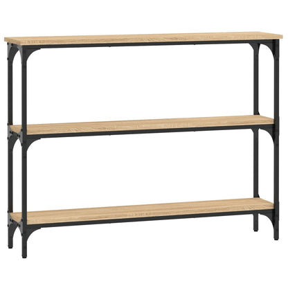 Console Table Sonoma Oak 100x22.5x75 cm Engineered Wood