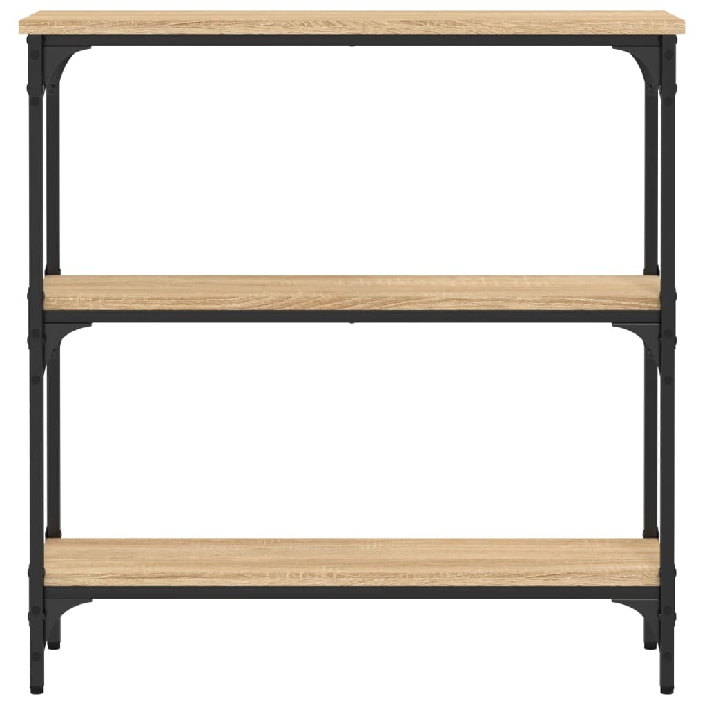 Console Table Sonoma Oak 75x22.5x75 cm Engineered Wood