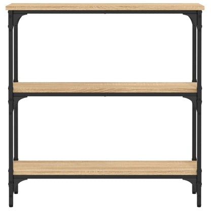 Console Table Sonoma Oak 75x22.5x75 cm Engineered Wood