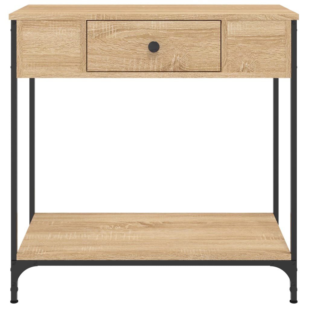 Console Table Sonoma Oak 75x34.5x75 cm Engineered Wood