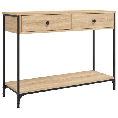 Console Table Sonoma Oak 100x34.5x75 cm Engineered Wood