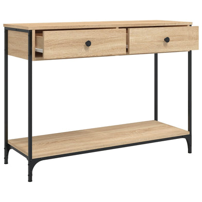 Console Table Sonoma Oak 100x34.5x75 cm Engineered Wood