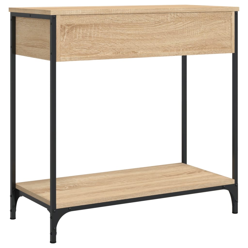 Console Table Sonoma Oak 75x34.5x75 cm Engineered Wood