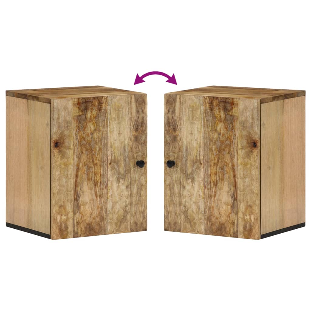 Bathroom Wall Cabinet 38x33x48 cm Solid Wood Mango