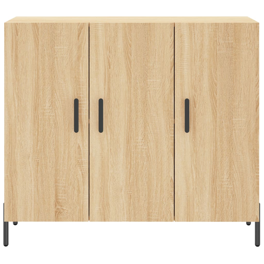 Sideboard Sonoma Oak 90x34x80 cm Engineered Wood