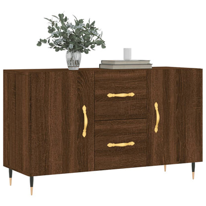 Sideboard Brown Oak 100x36x60 cm Engineered Wood