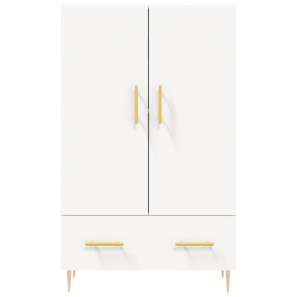 Highboard White 69.5x31x115 cm Engineered Wood