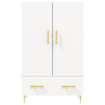 Highboard White 69.5x31x115 cm Engineered Wood