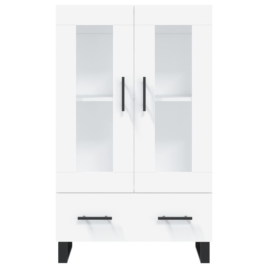 Highboard White 69.5x31x115 cm Engineered Wood