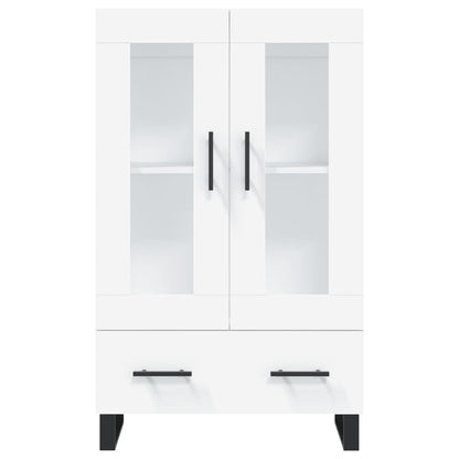 Highboard White 69.5x31x115 cm Engineered Wood