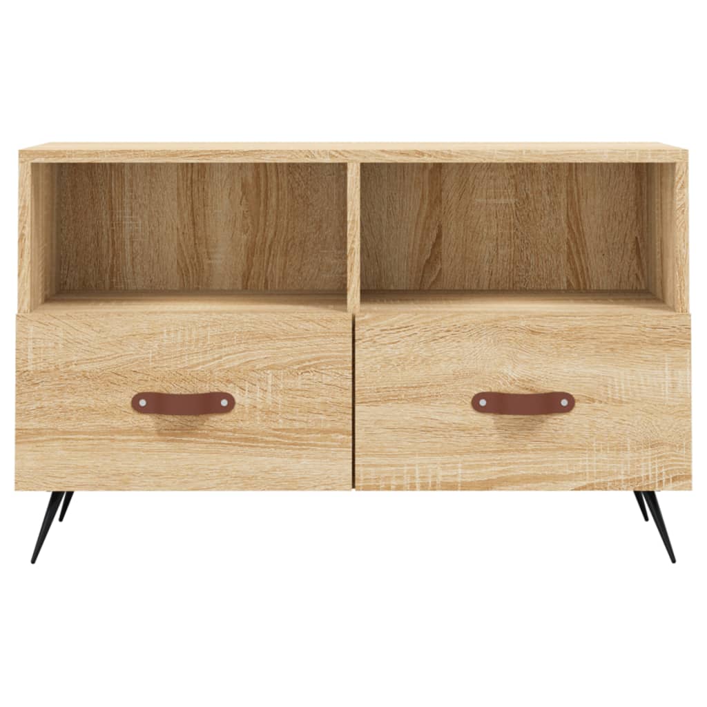 TV Cabinet Sonoma Oak 80x36x50 cm Engineered Wood