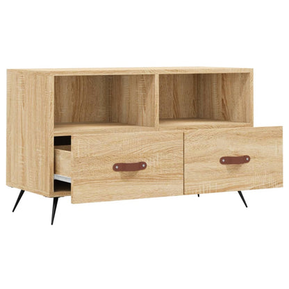 TV Cabinet Sonoma Oak 80x36x50 cm Engineered Wood