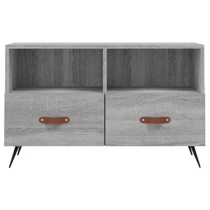 TV Cabinet Grey Sonoma 80x36x50 cm Engineered Wood