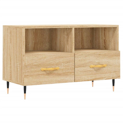 TV Cabinet Sonoma Oak 80x36x50 cm Engineered Wood