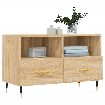 TV Cabinet Sonoma Oak 80x36x50 cm Engineered Wood