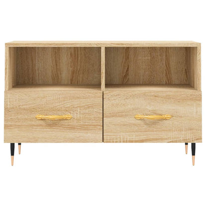 TV Cabinet Sonoma Oak 80x36x50 cm Engineered Wood