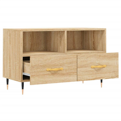 TV Cabinet Sonoma Oak 80x36x50 cm Engineered Wood