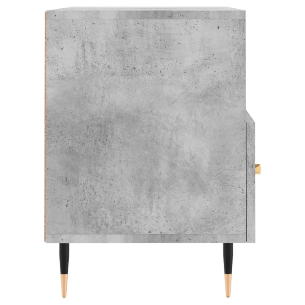 TV Cabinet Concrete Grey 80x36x50 cm Engineered Wood