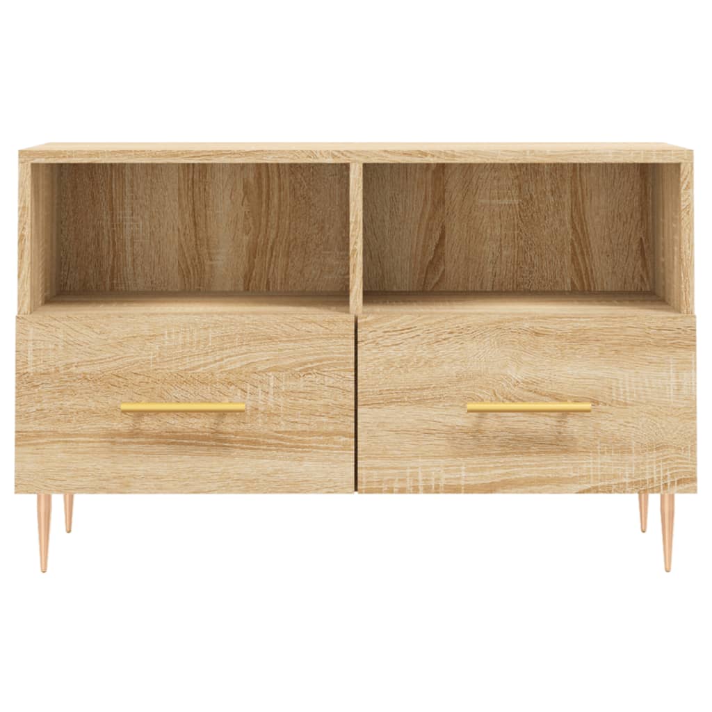 TV Cabinet Sonoma Oak 80x36x50 cm Engineered Wood