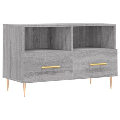 TV Cabinet Grey Sonoma 80x36x50 cm Engineered Wood