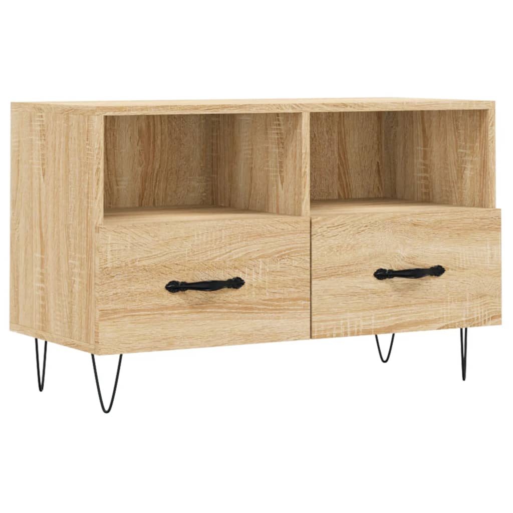 TV Cabinet Sonoma Oak 80x36x50 cm Engineered Wood