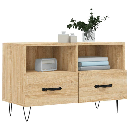 TV Cabinet Sonoma Oak 80x36x50 cm Engineered Wood