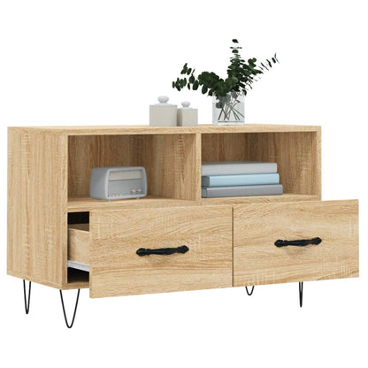 TV Cabinet Sonoma Oak 80x36x50 cm Engineered Wood