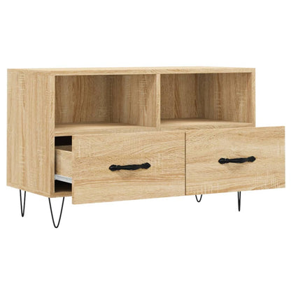 TV Cabinet Sonoma Oak 80x36x50 cm Engineered Wood