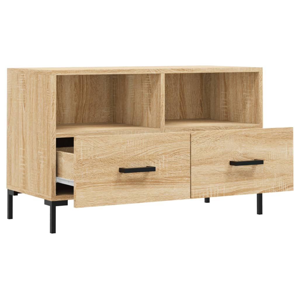 TV Cabinet Sonoma Oak 80x36x50 cm Engineered Wood