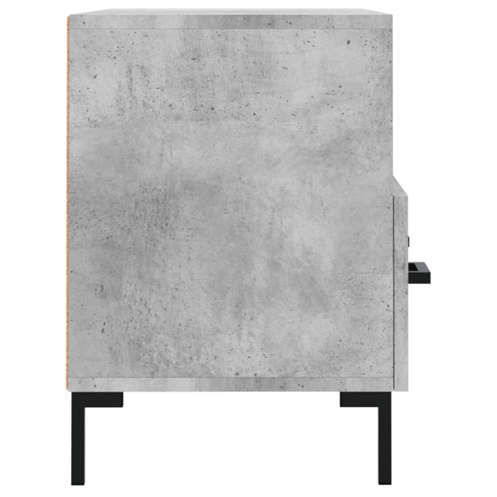 TV Cabinet Concrete Grey 80x36x50 cm Engineered Wood