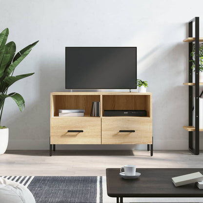 TV Cabinet Sonoma Oak 80x36x50 cm Engineered Wood