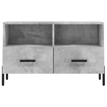 TV Cabinet Concrete Grey 80x36x50 cm Engineered Wood