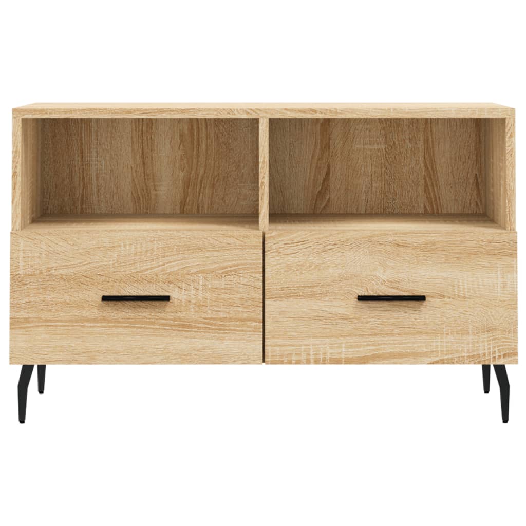 TV Cabinet Sonoma Oak 80x36x50 cm Engineered Wood