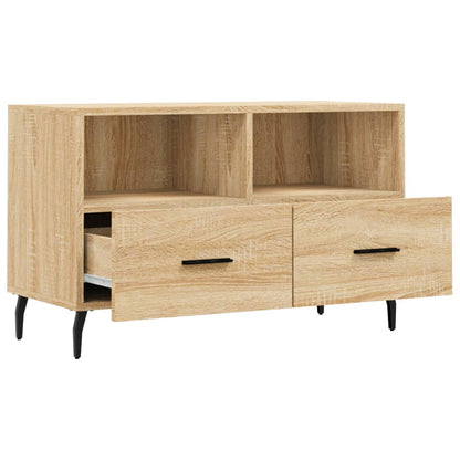 TV Cabinet Sonoma Oak 80x36x50 cm Engineered Wood