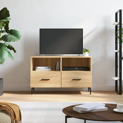 TV Cabinet Sonoma Oak 80x36x50 cm Engineered Wood