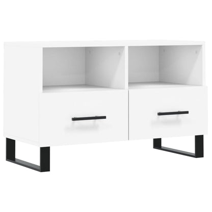 TV Cabinet White 80x36x50 cm Engineered Wood