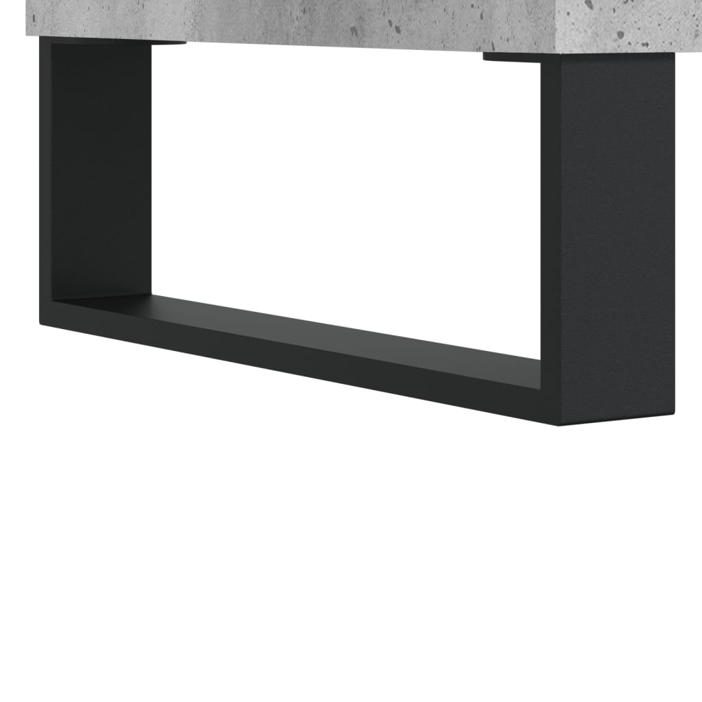 TV Cabinet Concrete Grey 80x36x50 cm Engineered Wood