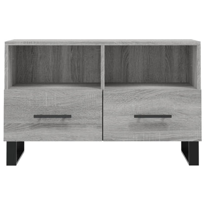 TV Cabinet Grey Sonoma 80x36x50 cm Engineered Wood