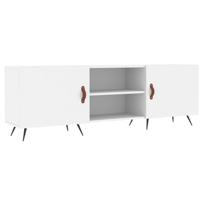 TV Cabinet White 150x30x50 cm Engineered Wood