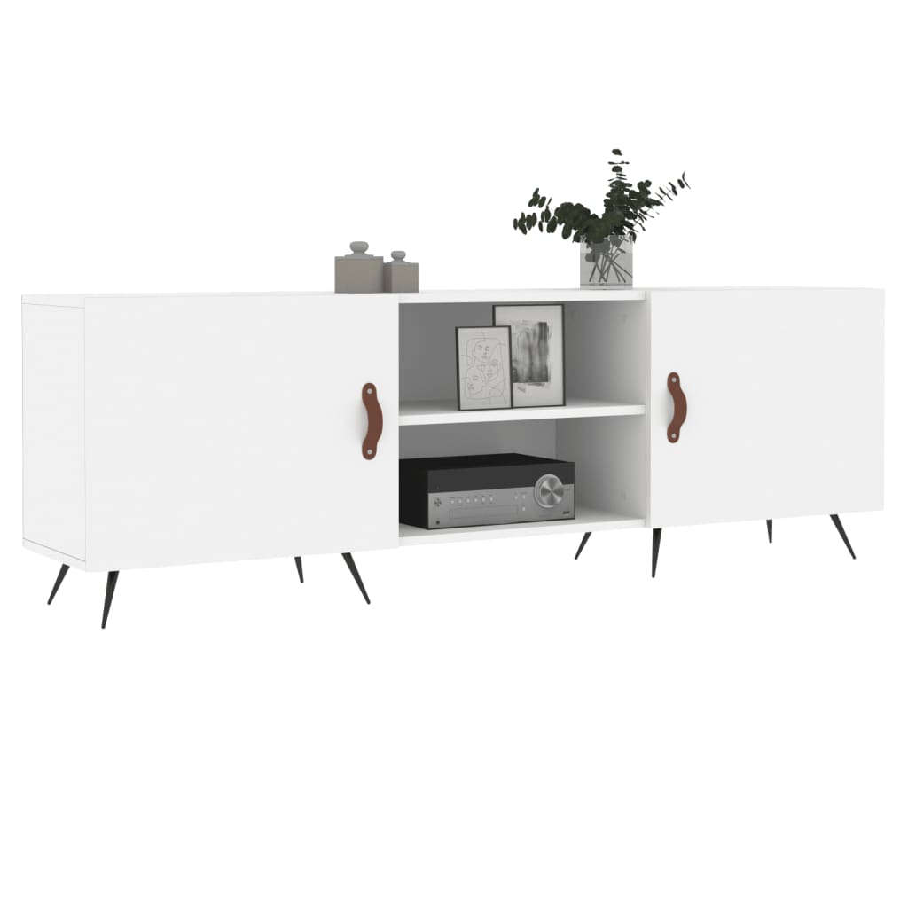 TV Cabinet White 150x30x50 cm Engineered Wood