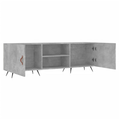 TV Cabinet Concrete Grey 150x30x50 cm Engineered Wood