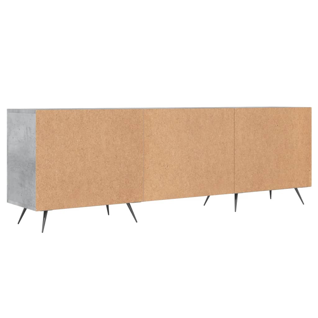 TV Cabinet Concrete Grey 150x30x50 cm Engineered Wood