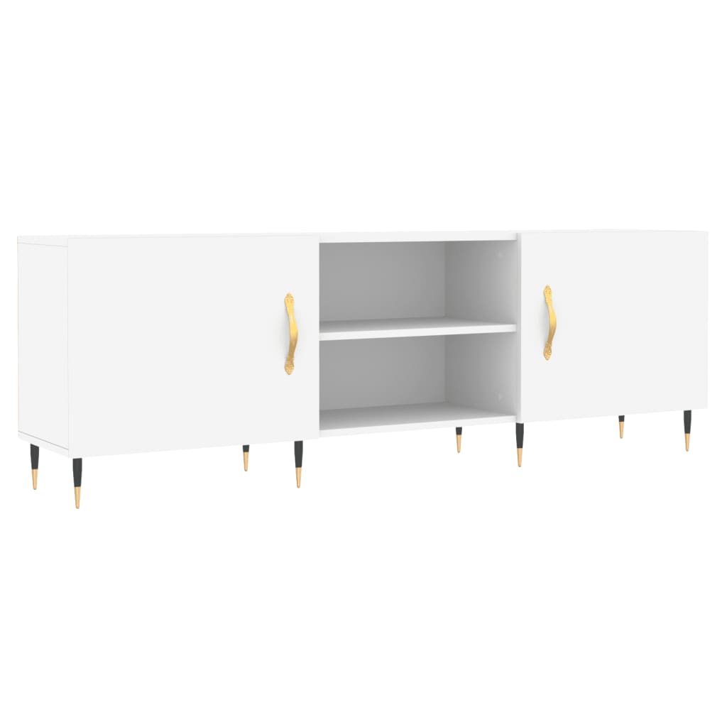 TV Cabinet White 150x30x50 cm Engineered Wood